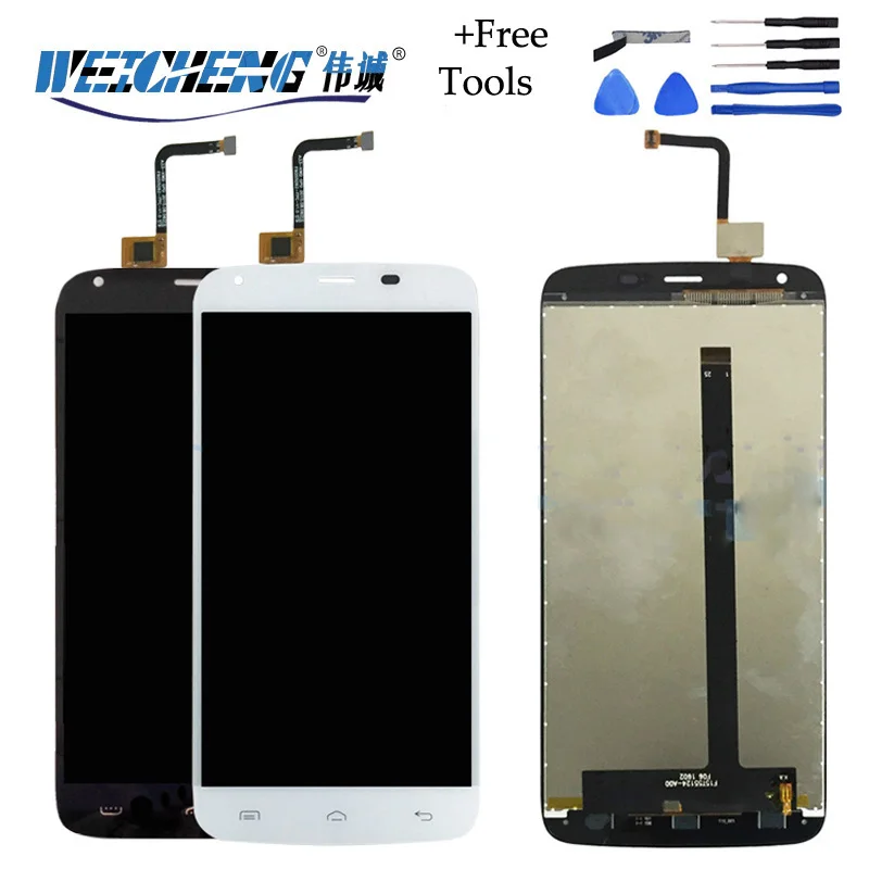 

WEICHENG Top Quality For Doogee T6 LCD Display+Touch Screen Digitizer Assembly New for T6 pro LCD Digitizer +free Tools