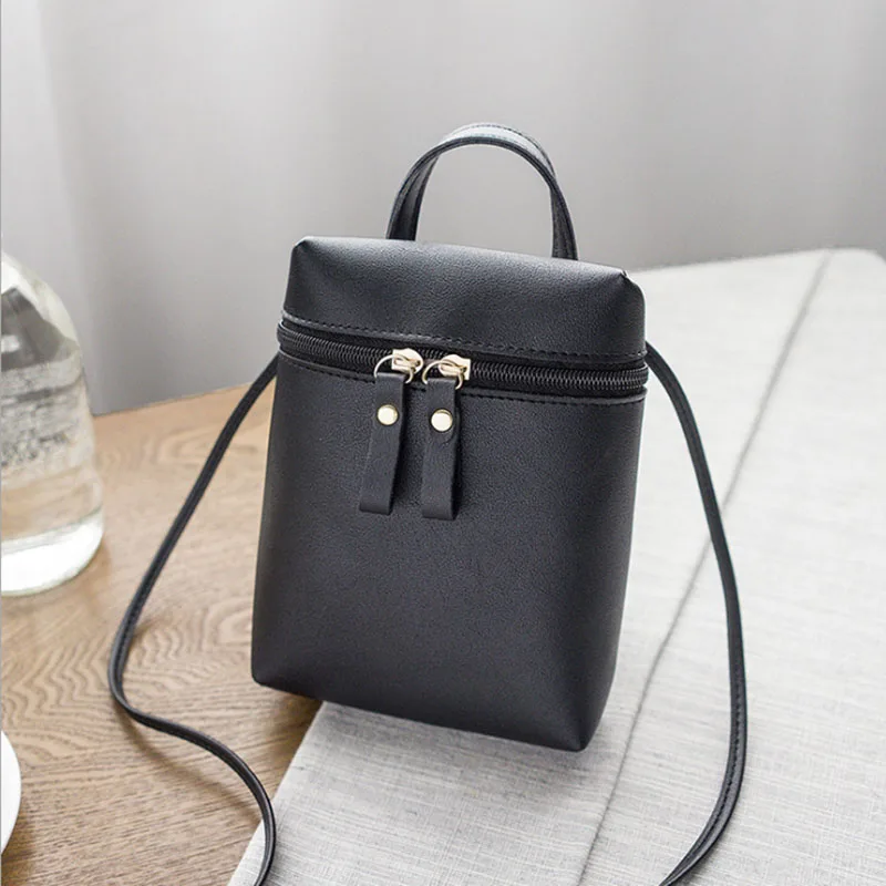 

FGGS 2018 2 color Fashion mini Women Shoulder Bag Zipper type Crossbody Messenger Bag Phone Bag Coin Bag