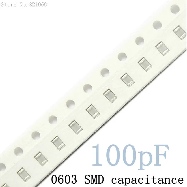 0603 100PF 101J 101 COG SMD capacitor 1608 Multilayer chip ceramic