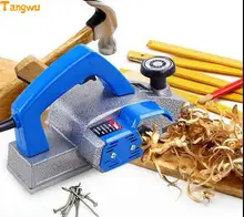 Elektrische Schaafmachine Gratis verzending Huishoudelijke multi-functionele draagbare houtbewerking elektrisch gereedschap aluminium body Elektrische Schaafmachine(China)