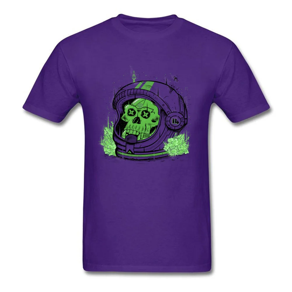 Alive Again Fashion Short Sleeve Normal T Shirts 100% Cotton Round Collar Men Tees Printed On T-Shirt Thanksgiving Day Alive Again purple