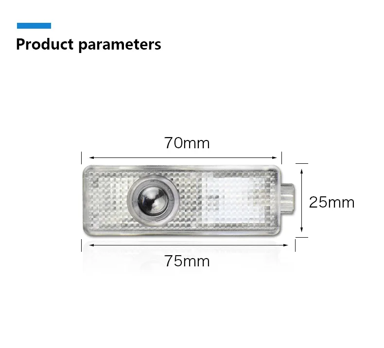  LED Car Door Shadow Light Laser Projector Logo Welcome Lights for Mini Cooper Countryman Accessories Car Styling (10)