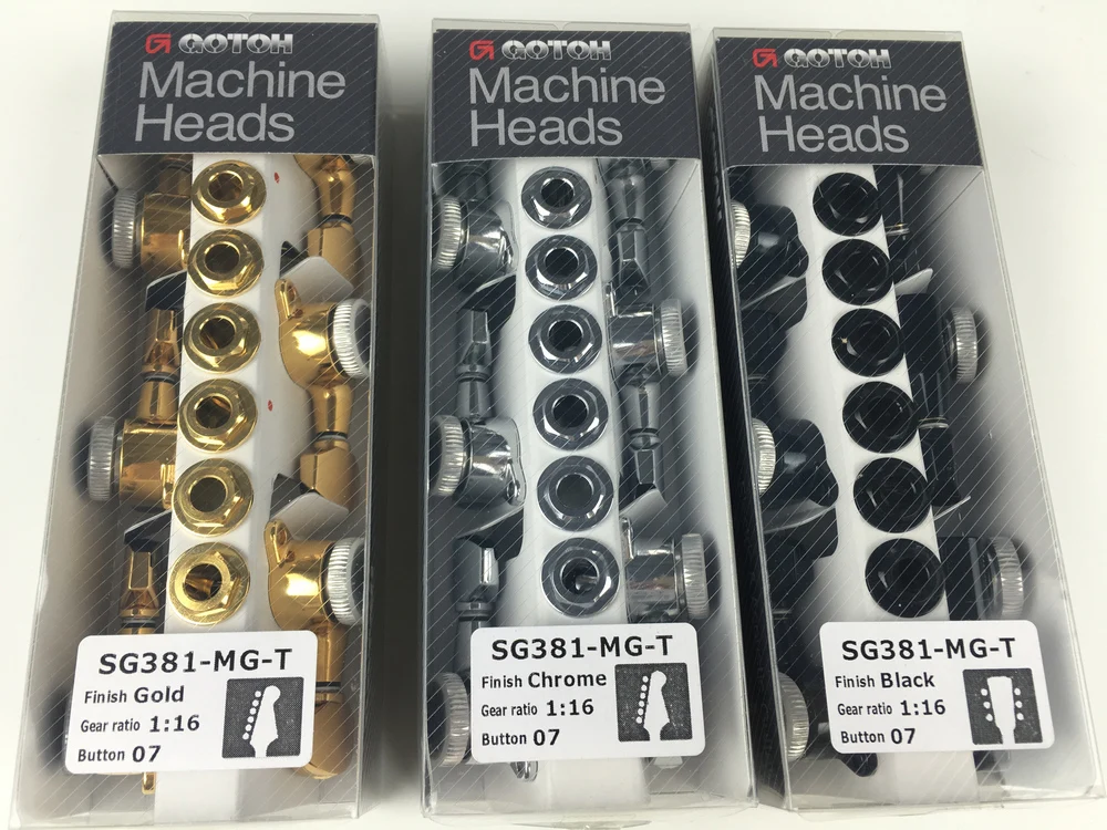 GOTOH SG381-07-MGT электрогитара Блокировка машинные головки тюнеры(хром черный золотой серебряный) тюнинг колышек Сделано в Японии