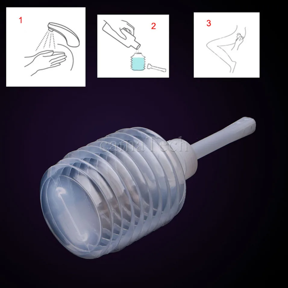 camaTech 200ML Disposable Portable Enema Rectal Syringe Anal Vagina Cleaner Douche Colon System Cleaning Butt Plug Irrigator Toy | Красота и