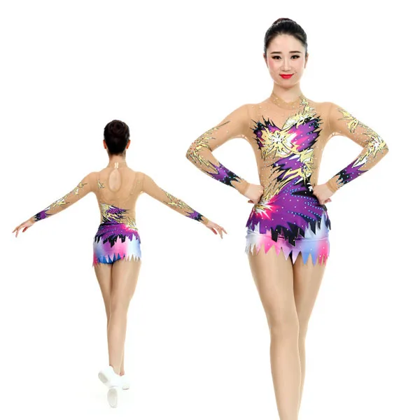 

Artistic gymnastics Competition Gymnastics leotard Kids Performances leotards Custom Style and size