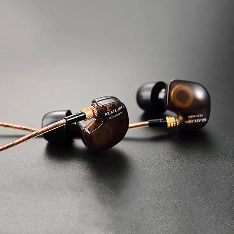 KZ ATES ATE ATR наушники с микрофоном для телефона стерео HD HiFi Professional Sport бег Гарнитура