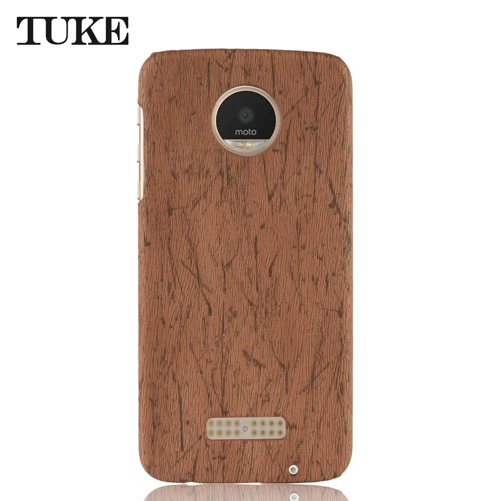 Wood Grain Phone Cases For Motorola MOTO Z Play ZPlay XT1635 Cover