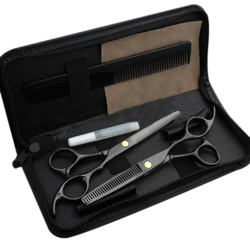 Профессиональные 6,0 дюймовые Парикмахерские ножницы для стрижки волос филировочные ножницы Инструменты для укладки Парикмахерские