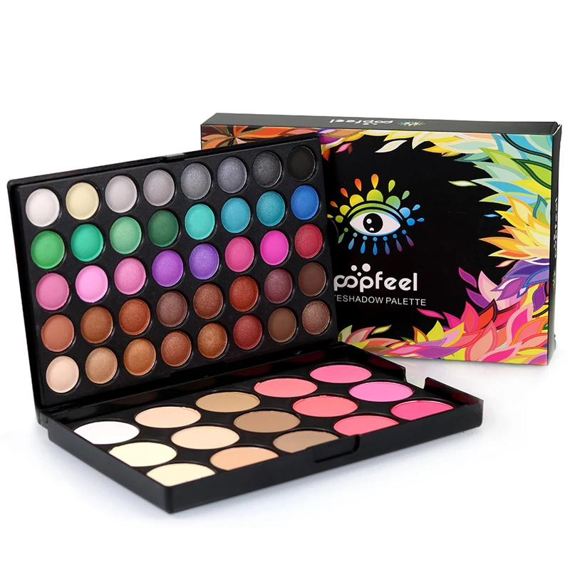 

55 Colors Professional Eyeshadow Palette Makeup Maquiagem Beauty Matte Glitter Eye Shadow Plate Make Up Cosmetic