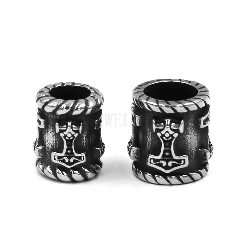 

Wholesale Myth Thor Hammer Pendant Stainless Steel Jewelry Punk Celtic Knot Norse Viking Amulet Biker Men Lovers Pendant SWP0456