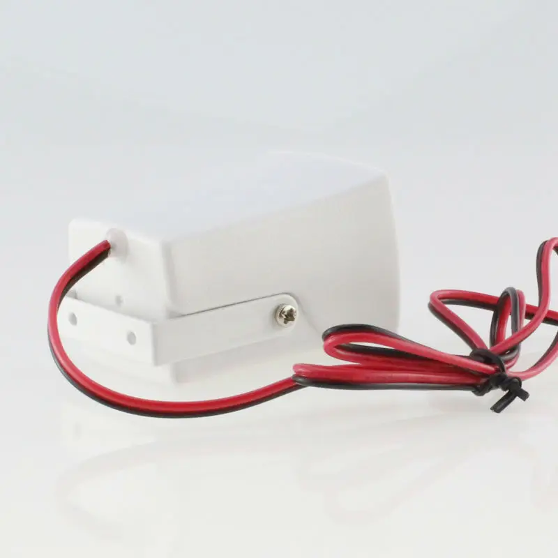 Белый 120DB DC12V мини проводной звуковой сигнал сирены для беспроводной система охранной сигнализации для дома аксессуары сигнализации 59 см длина линии