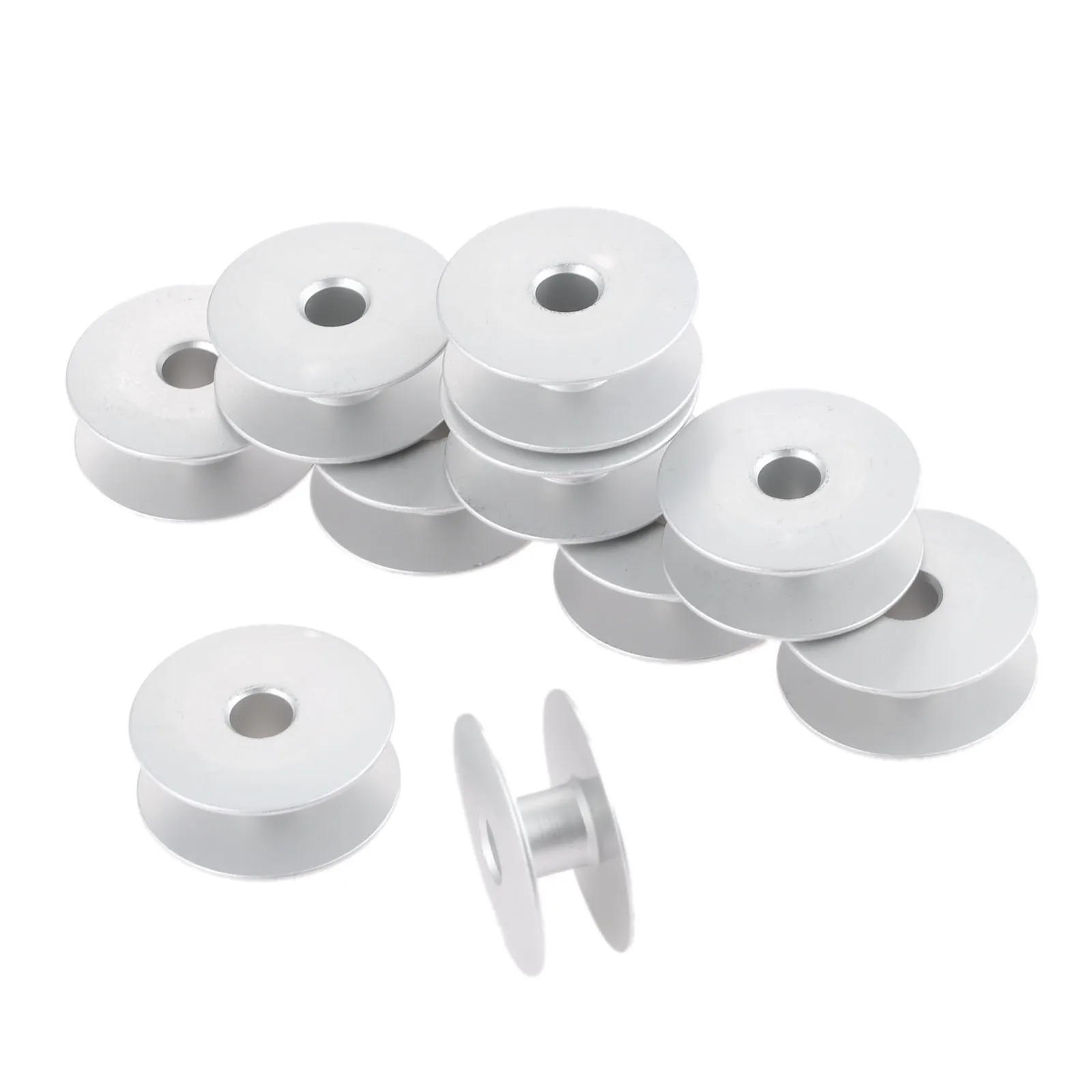 

10Pcs Aluminum 6-5 Large Synchronous Machines Bobbin Thick Material Synchronization Car Bobbin Industrial Sewing Machine Parts