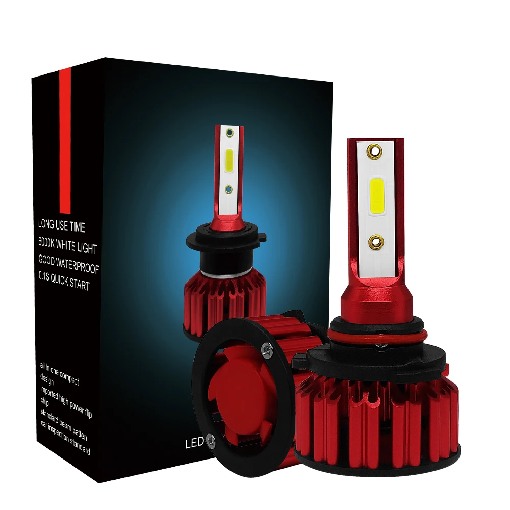 

Q6 LED Car Lights Bulbs H7 H8 H9 H11 HB3 9005 H10 HB4 9006 H4 9003 HB2 50W 6000K 12V Auto Headlights Car Styling