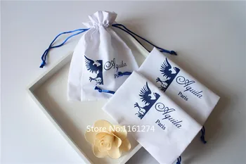 

Customized cotton pouch white cotton bag with own logo pouch gift bags