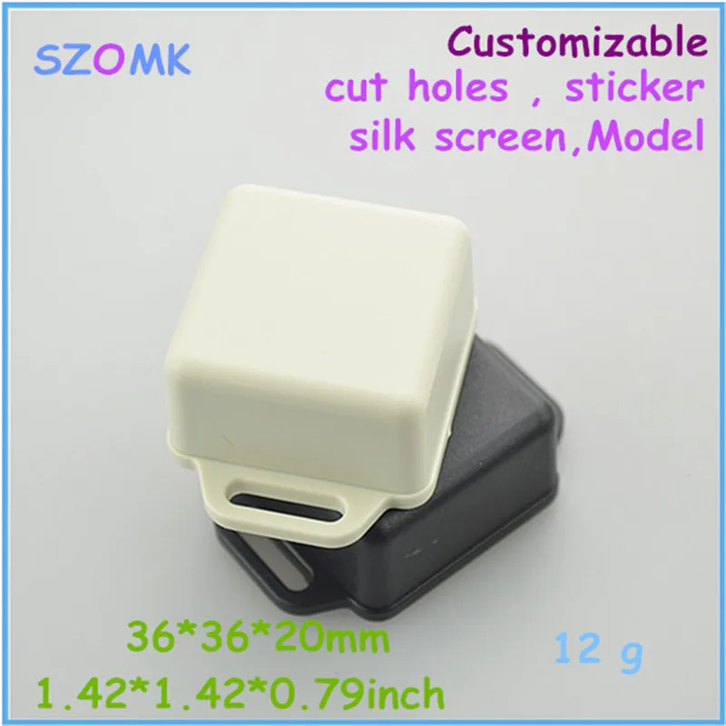 

free shipping power distribution plastic electronic enclosure (1 pcs) 36*36*20mm plastic box electronics project instrument box