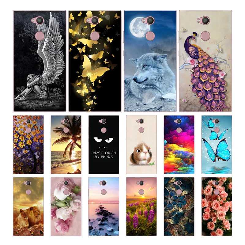 

Geruide For Sony Xperia L2 XA1 XA2 Case Cover, Fashionable Soft TPU Silicone Back Cover Cases for Sony L 2 XA 1 Cell Phone Cases