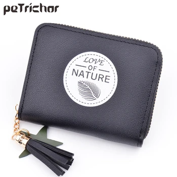 

New Cute Style Tassel Ladies Wallets Star Pendant Small Wallet Women Letter Coin Purse Slim Card Holder Girls Female Purses