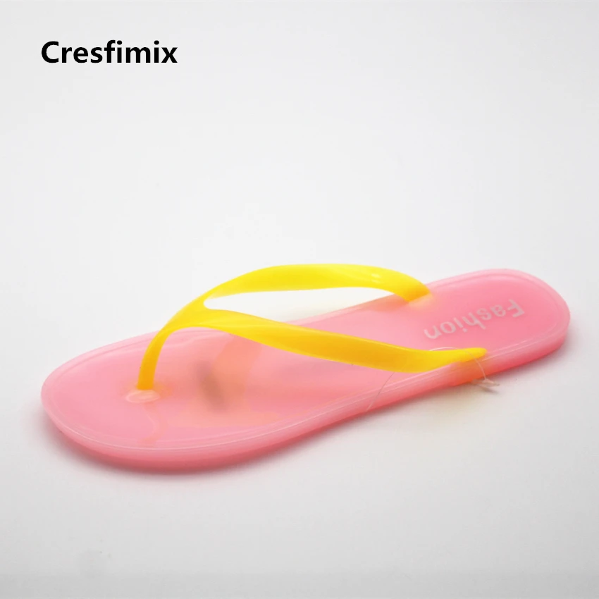 Cresfimix women fashion spring & summer comfortable jelly flip flops