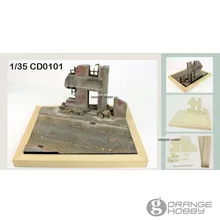 OHS JNModel CD0101 1/35 Второй мировой войны европейский город сцена сборки Миниатюрные аксессуары модели строительные комплекты oh
