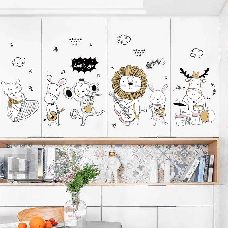 Traumdeutung Животные наклейки на стену гостиная для детей комнаты Декор Спальня дом