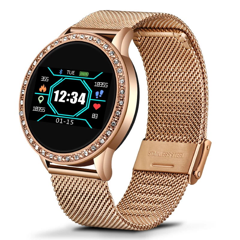 

LIGE 2019 New Smart Watch Men Women OLED Screen Heart Rate Monitor Blood Pressure Fitness tracker Sport Watch Smart Bracelet+Box