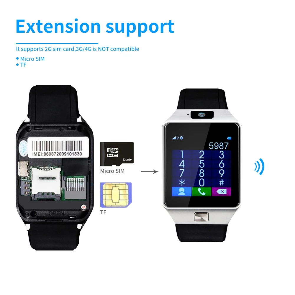 Smart watch micro sim Clearance