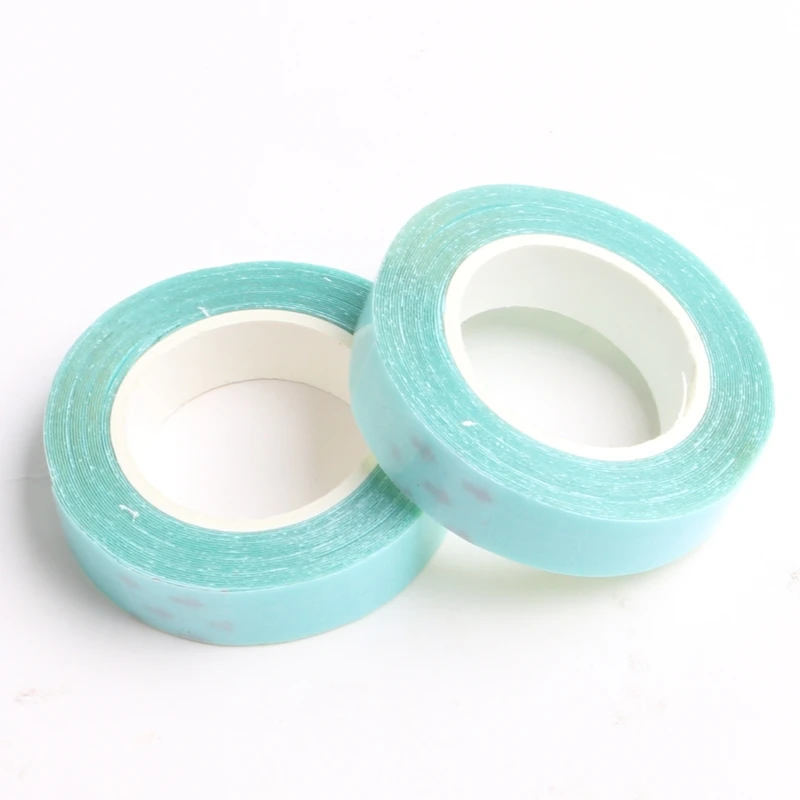 HARMONY 2pcs 1CM Blue Liner Hair Extension Adhesive Tape Rolls Double-sided Super Adhesive for PU Skin Weft Toupees Wigs HARMONY 2pcs 1CM Blue Liner Hair Extension Adhesive Tape Rolls Double-sided Super Adhesive for PU Skin Weft Toupees Wigs