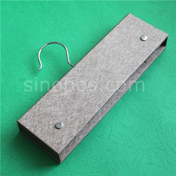 Swatch Header Hanger With Rivets, fabric samples binding holder textile  leather material collecting stack book card display hook