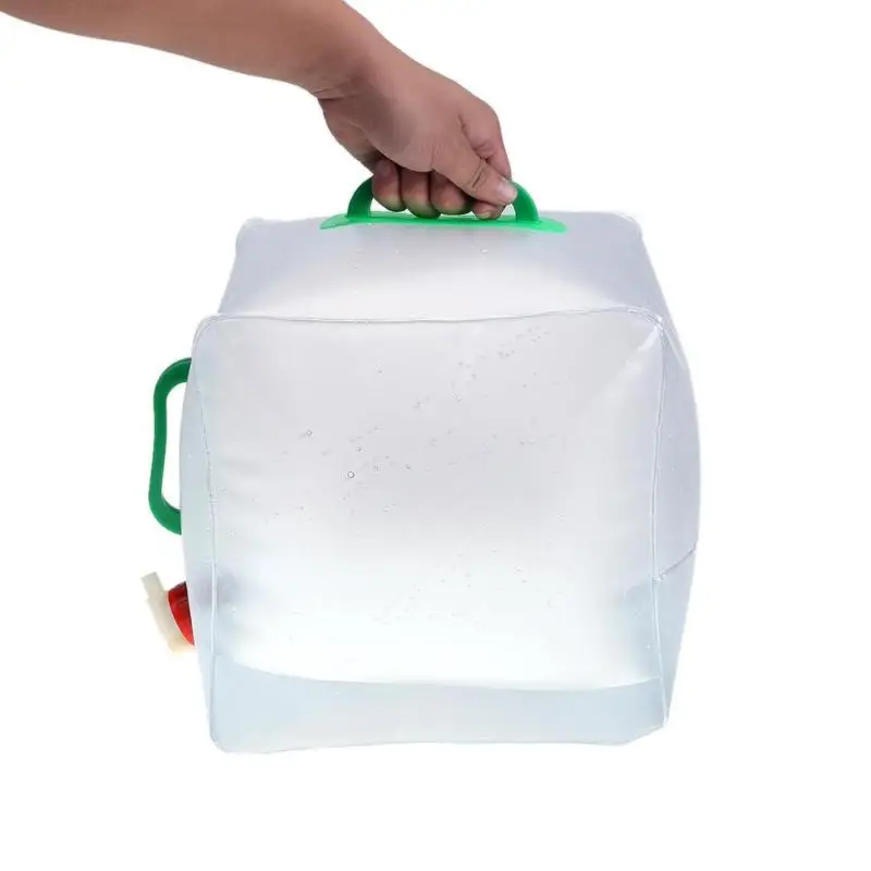 20L портативная складная сумка для хранения воды на открытом воздухе для активного отдыха, инструменты для выживания, ведро для кемпинга, походный контейнер-бочка