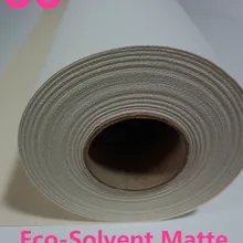 60in x 18 m 380g Водонепроницаемая полуглянцевая цифровая струйная печать хлопок холст ткань для эко растворителя печати