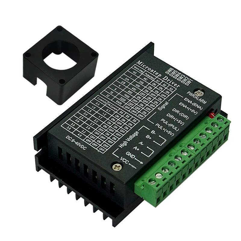 

TB6600 stepper motor driver for cnc milling machachine motion 4.0A 42/57/86 9V-42V with Nema 23 57 stepper motor Base