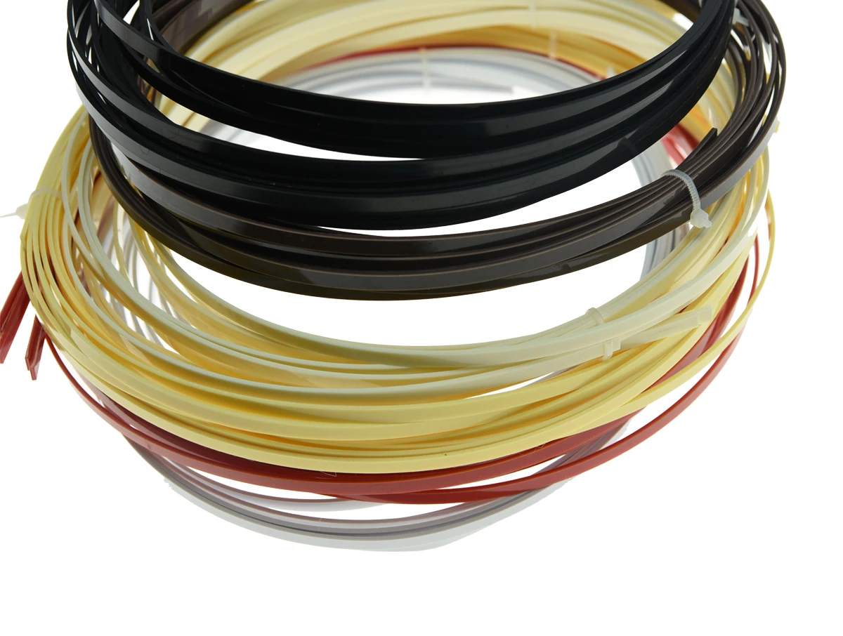 5Pcs Guitar Binding Purfling Strips ABS Guitar Binding Parts for Luthiers 1650mm*5mm*1.5mm 6 Colors Available