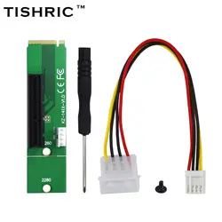 10 шт. tishric новые Скорость NGFF m2 M.2 для pci-e 4x 1x слот Riser Card адаптер мужчин и женщин PCIe множитель для btc ming