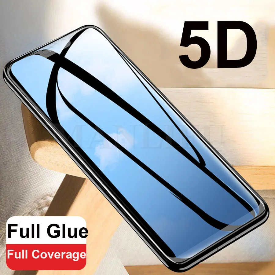 

5D Full Glue Anti-Scratch Full Coverage Tempered glass For Xiaomi Redmi Note 7s Protective flim Screen Protector Redmi Note 7s