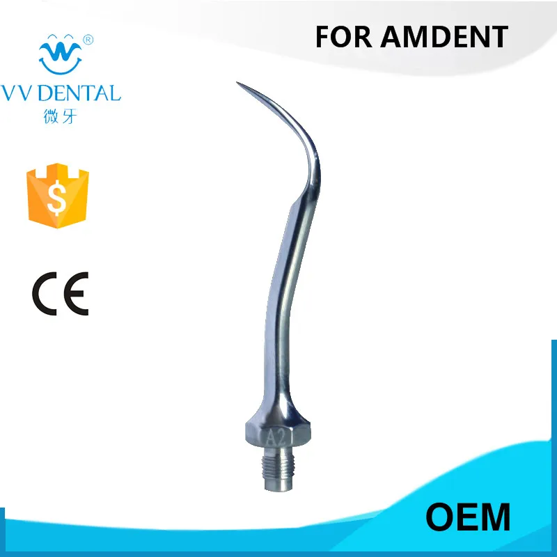 

5pcs Scaling Tip A2=AMDENT 39# tip, AMDENT Ultrasonic Scaler tip for AMDENT handpiece