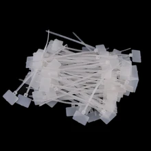 100pcs 11cm Length Self-Locking Nylon Cable Zip Tie Label Network Trim Wrap Loop Wire Straps For Handicrafts