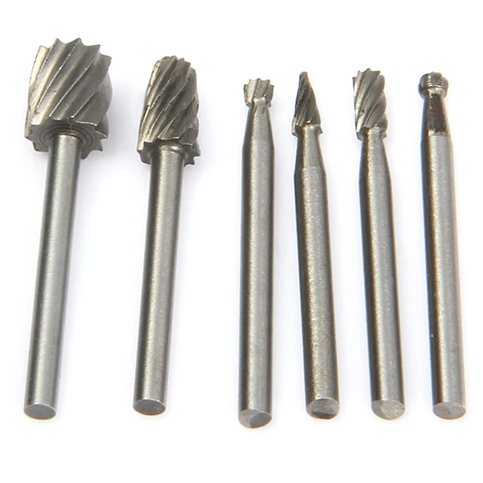 6PCS Tungsten Steel Alloy Rotary Tool Mini Drill Bit Set Cutting Tools