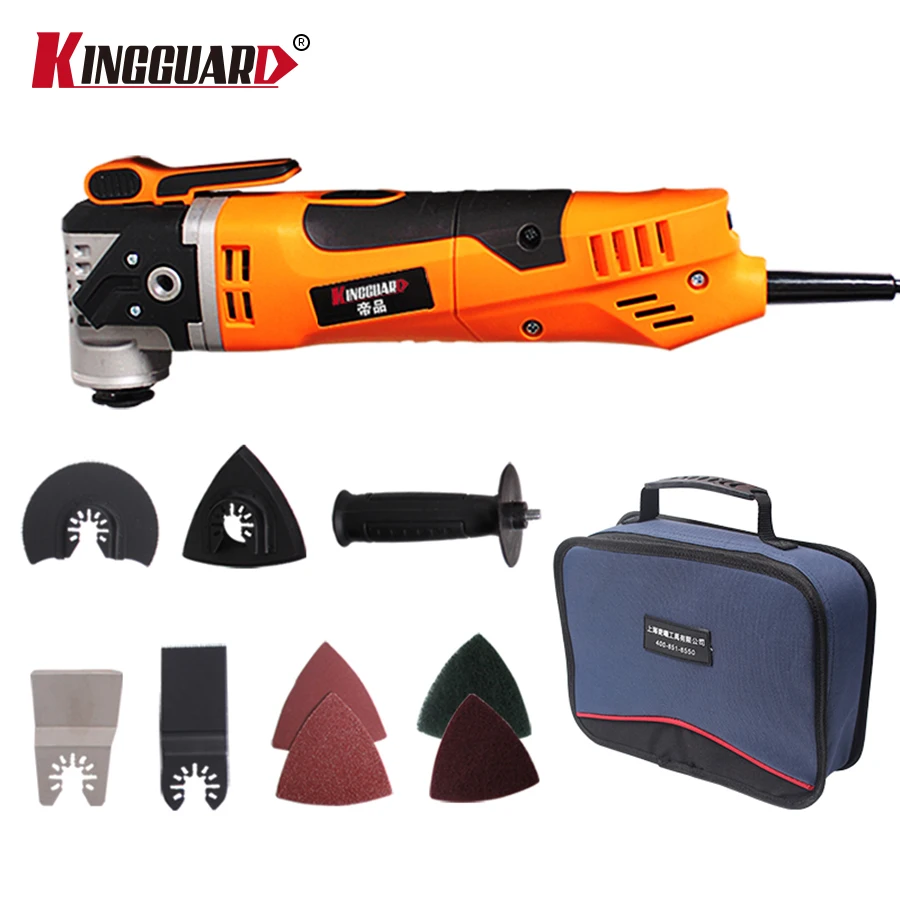 KINGGUARD Multi-function электрическая пила Осциллирующий триммер домашний ремонт инструмент триммер Деревообработка Renovator инструмент инструменты - изображение