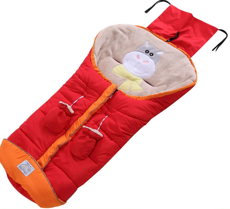 Детский спальный мешок, спальный мешок для детской коляски, зимние теплые спальные мешки, халат для младенцев, конверты-коконы для новорожденных