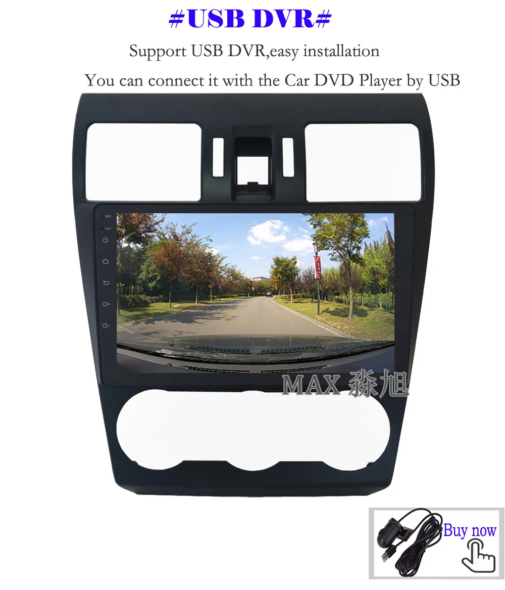 Sale MAX Android 8.1.0 Car DVD Player for Subaru WRX Forester 2014 2015 2016 Car Radio RDS BT 4G WiFi SWC GPS Navigation Free Map 14