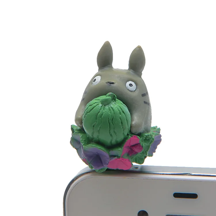 Различные формы милый 3D Хаяо Миядзаки Тоторо Мобильный телефон Earcap Пробка для наушников для Iphone анти разъем Пылезащитная крышка 3,5 мм