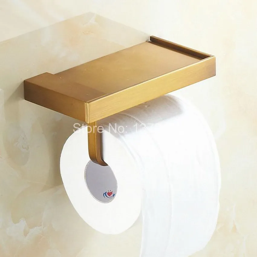 Аксессуары для ванной комнаты античный латунный настенный держатель для туалетной бумаги aba170