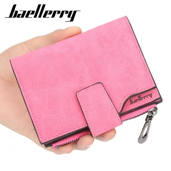 

New Matte Leather Ladies Wallet Long Korean Version Of The Multi-Function Coin Purse Three Fold Multi-Card Female Bag