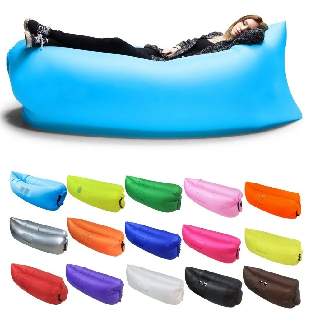 

Outdoor Light sleeping bag Waterproof Inflatable lazy sofa camping Sleeping bags air bed Adult Beach Lounge Chair Fast Folding