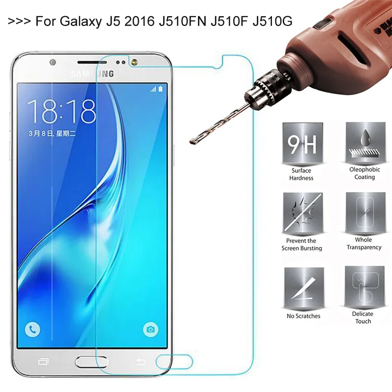 2.5D 9H Премиум Закаленное стекло для Samsung Galaxy J5 2016 J510FN J510F J510G защитная пленка |