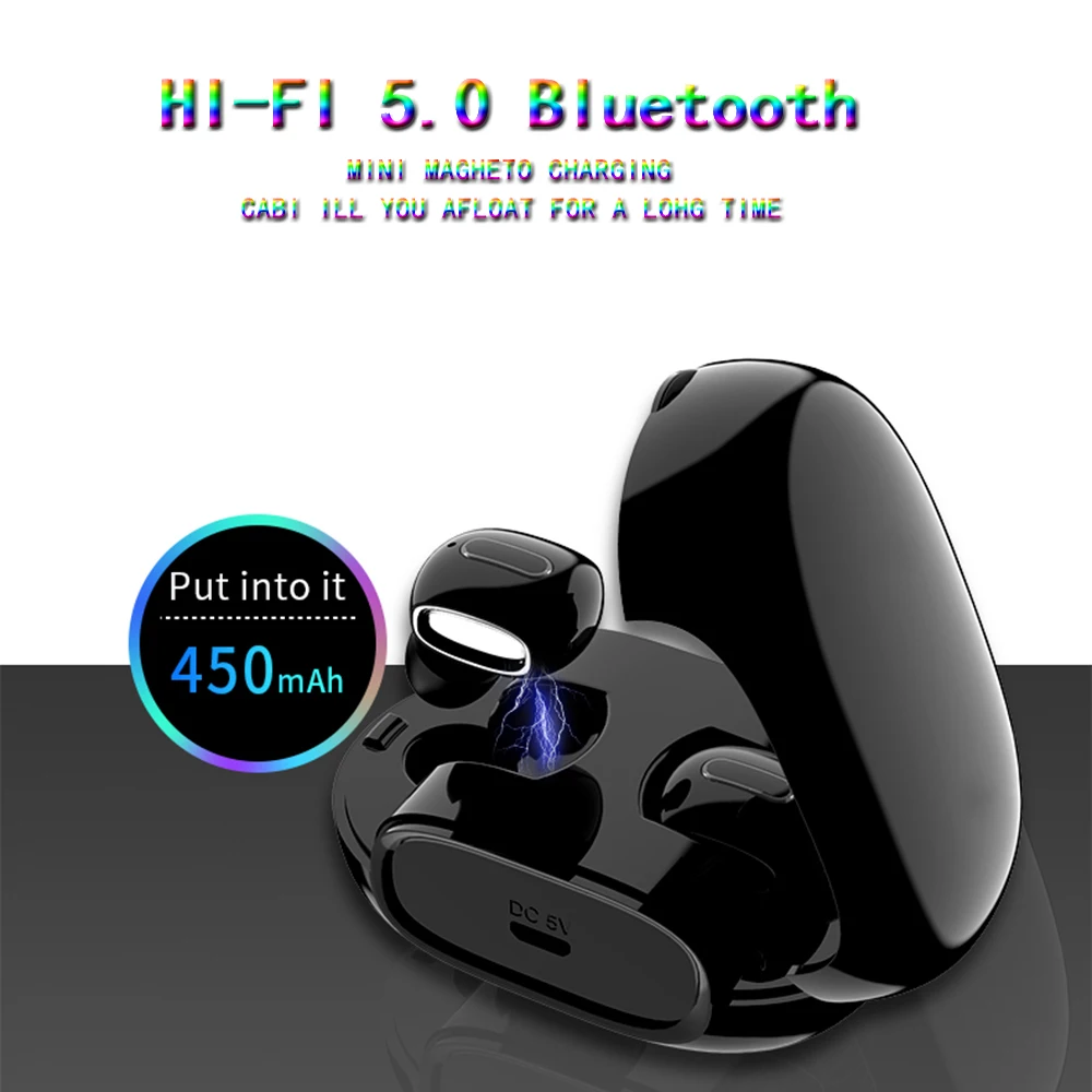 Bluetooth гарнитуры G2 Беспроводной Bluetoth наушники мини V5.0 стерео спортивные Гарнитура
