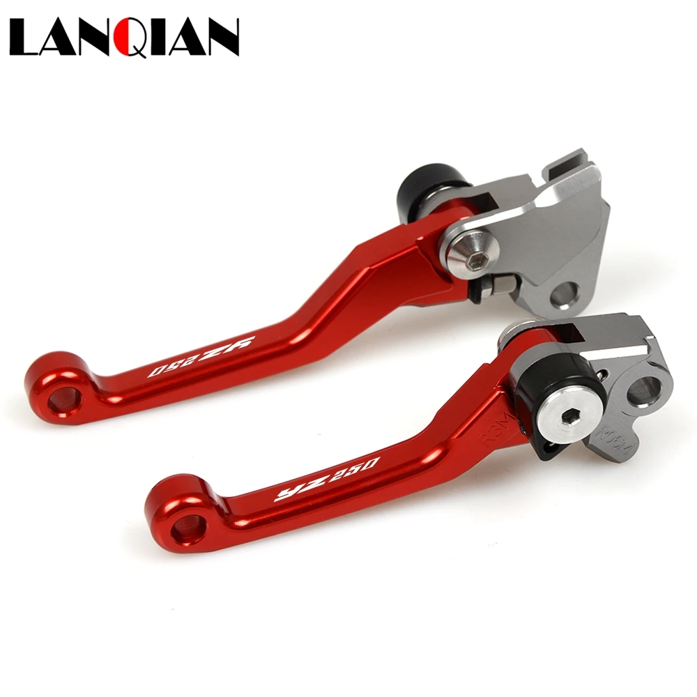 Красный Мотоцикл с ЧПУ Алюминиевый Рычаг для Yamaha YZ250 YZ 250 2000-2008 2009 2010 2011 2012 2013 - Цвет: Красный