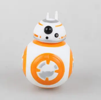 

1 Pcs 12cm Robot tumbler touch luminous voice action figure toys Christmas gift no box