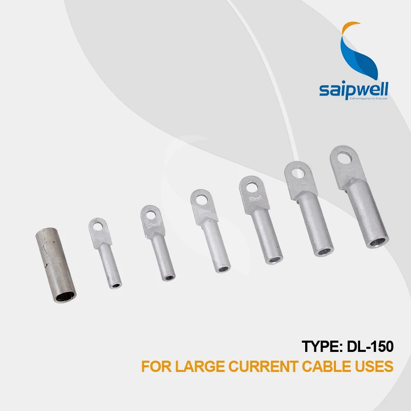 

Saipwell 150mm2 DL-150 20PCS/Lot pin terminal alumnium lug high volt AC crimp terminal connector ring wire connector terminal