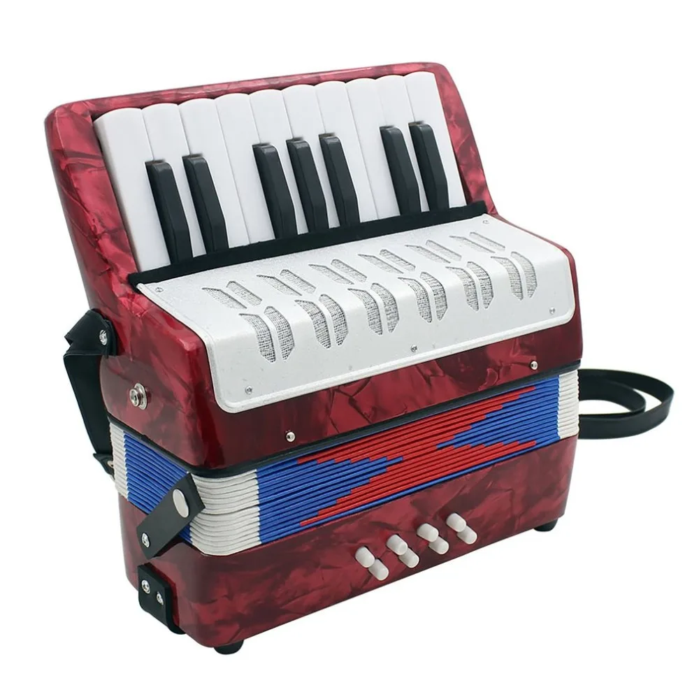 17-Key 8 бас мини-аккордеон музыкальная игрушка для обучающий музыкальный инструмент моделирование обучения концертина ритм